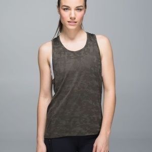 LULULEMON Run for Days Tank Black Camo